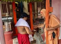 HH Swamiji's visit to Shri Bhavanishankar Temple, Puttur (24 April 2026)